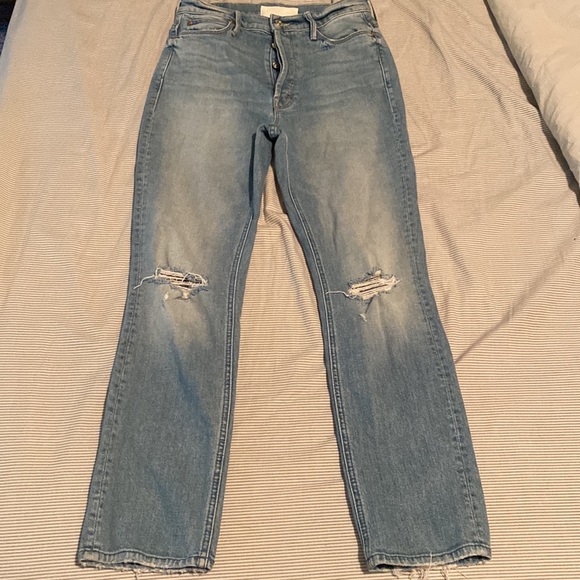 Mother Superior Denim Button Fly Dazzler Ankle - Picture 1 of 6